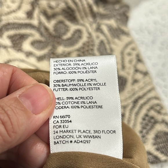 Pins and Needles Lace Crochet Open Back Long Sleeve Body Con Mini Dress - Small - Picture 11 of 11